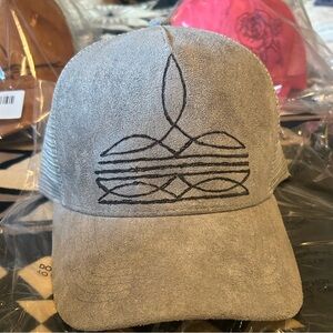 Brand new, hand burned ball cap